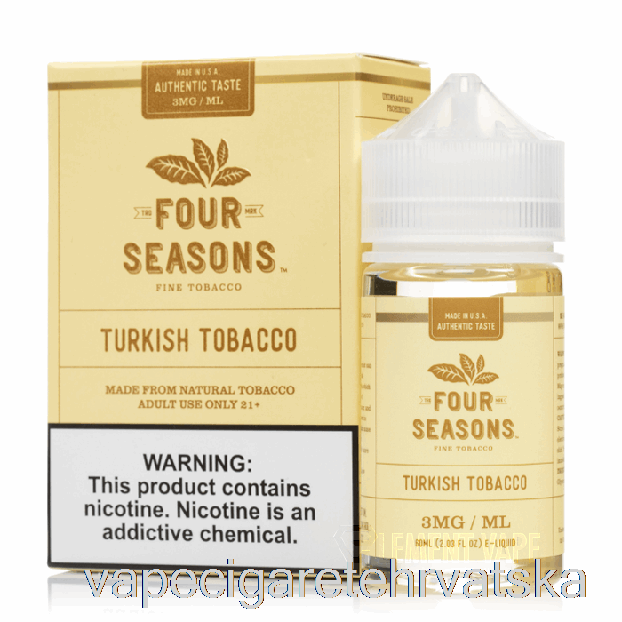Vape Hrvatska Turski Duhan - četiri Godišnja Doba - 60ml 3mg
